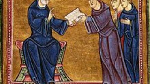 220px-St._Benedict_delivering_his_rule_to_the_monks_of_his_order